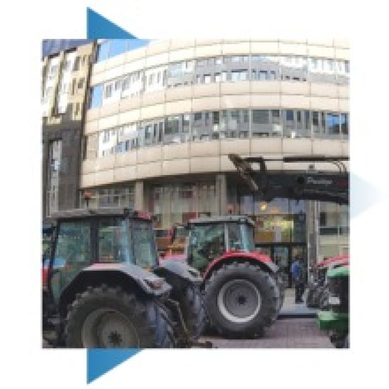 OSE new office with tractors