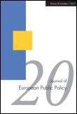 Journal of European Public Policy cover